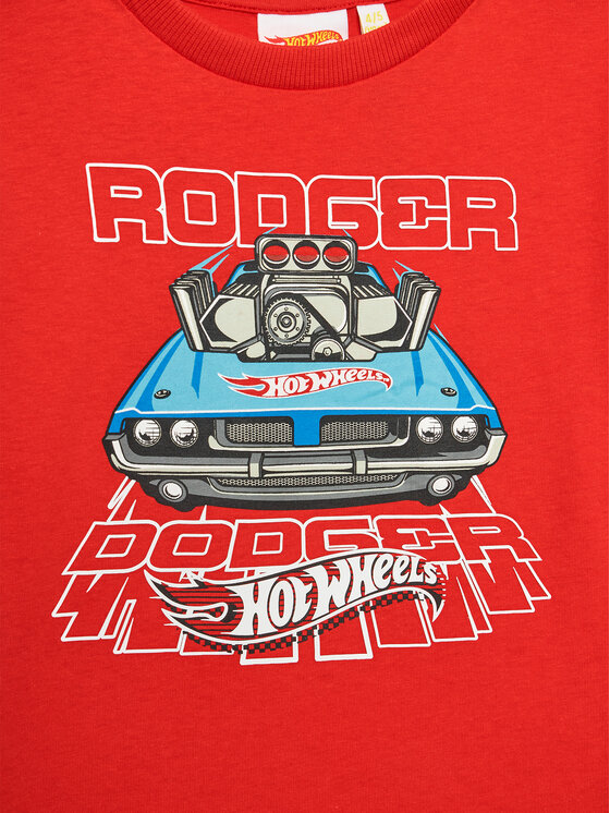 OVS OVS Marškinėliai 1969310 Raudona Regular Fit