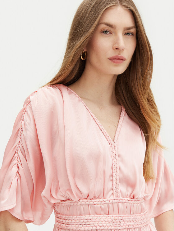 Guess Guess Вечірня сукня W5PK1O WHHF0 Рожевий Regular Fit