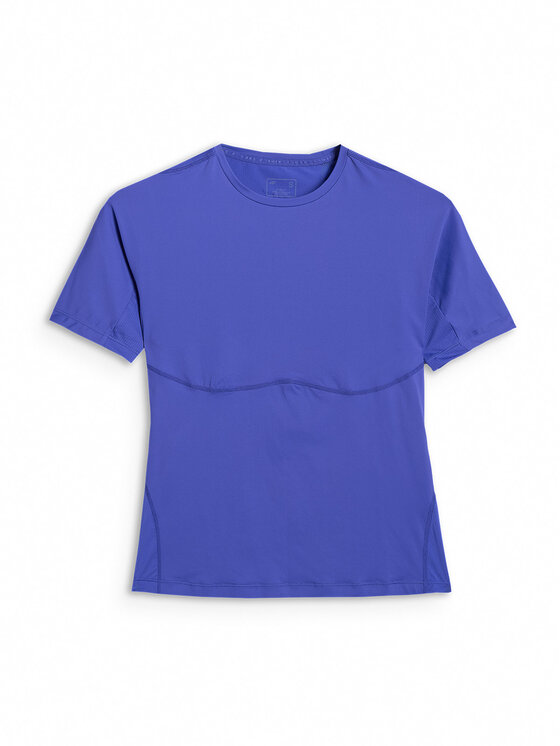 4F 4F Koszulka techniczna TRAINING Niebieski Slim Fit