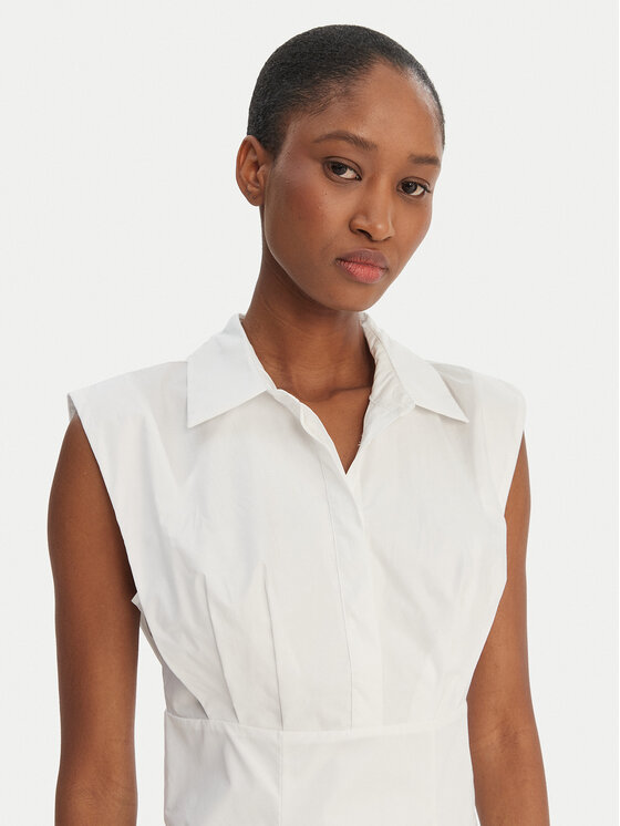 Guess Guess Ikdienas kleita W6GKA0 W2353 Balts Regular Fit