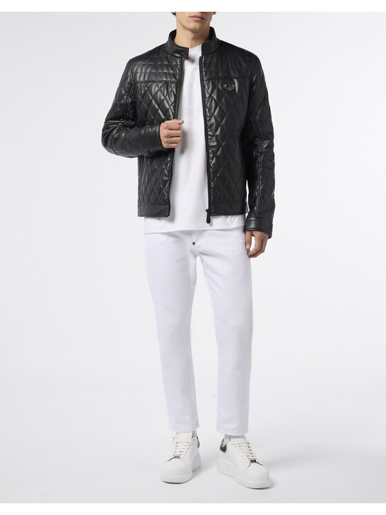 PHILIPP PLEIN PHILIPP PLEIN Kurtka puchowa 28619 Czarny Regular Fit