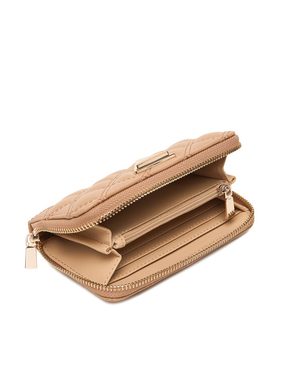 Guess Guess Голям дамски портфейл Giully II Sgl SWQG96 73140 Бежов