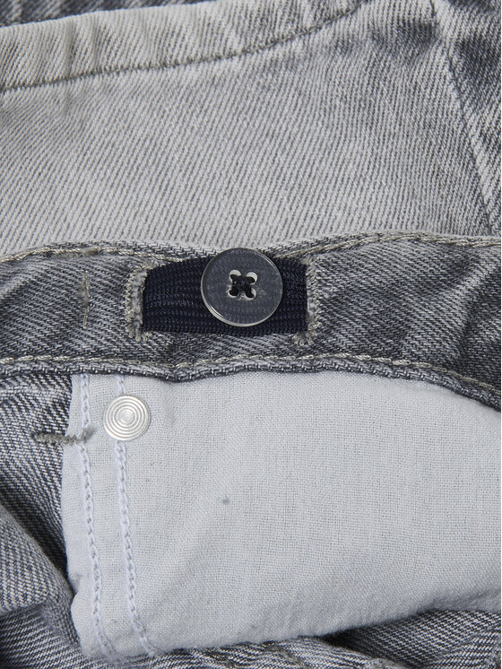 Kids ONLY Kids ONLY Jeans kratke hlače 15345607 Siva Straight Fit