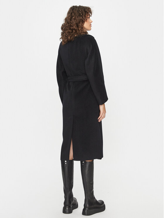 Weekend Max Mara Weekend Max Mara Вълнено палто Tempera 2350161233 Черен Regular Fit