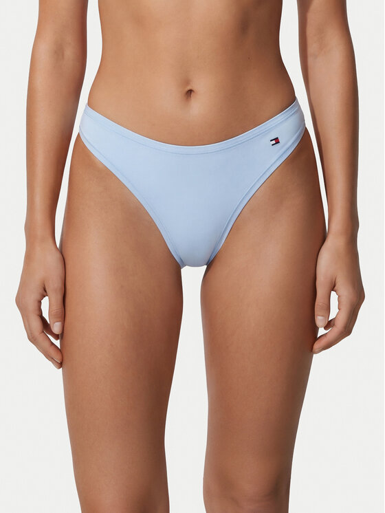 Tommy Hilfiger Tommy Hilfiger Kalhotky string UW0UW06046 Světle modrá