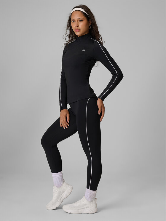 4F 4F Legginsy COURT SOCIETY Czarny Slim Fit