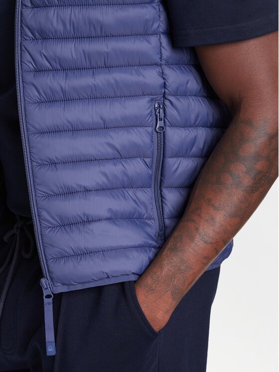 United Colors Of Benetton United Colors Of Benetton Жилет 2TWDUJ00P Голубий Regular Fit