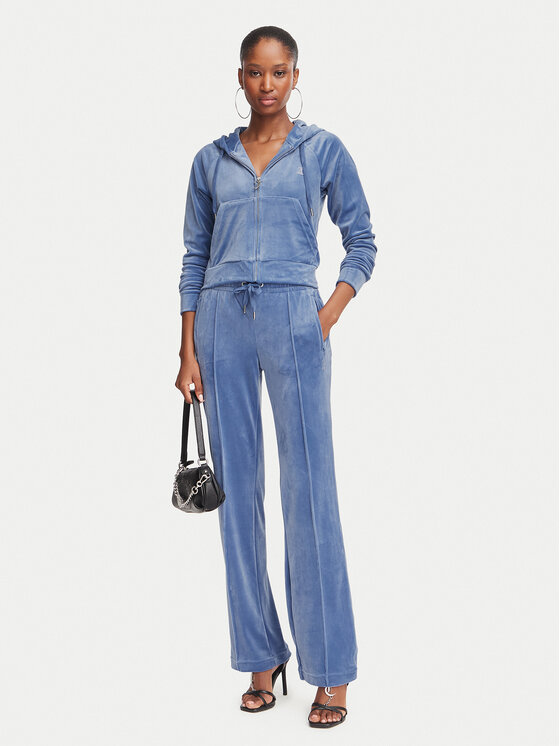 Juicy Couture Juicy Couture Spodnie dresowe Tina JCWBJ225307 Niebieski Regular Fit