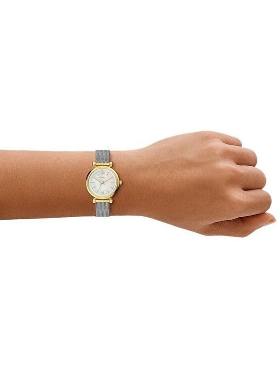Fossil Fossil Zegarek ES5463 Srebrny