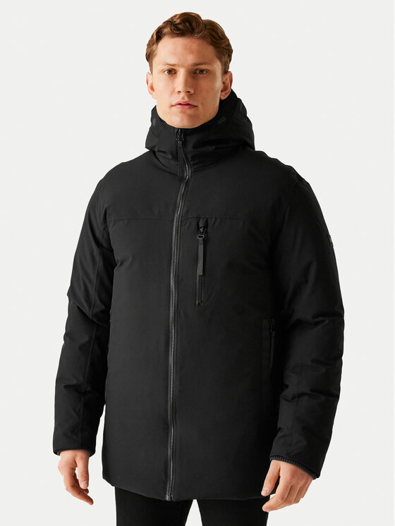 Regatta Nepremokavá bunda Yewbank III RMP389 Čierna Regular Fit