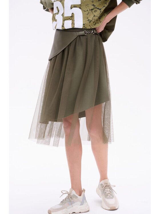 blue shadow blue shadow Spódnica Balia Zielony Regular Fit