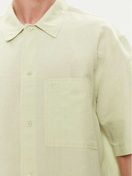 Calvin Klein Jeans Calvin Klein Jeans Camicia J30J325173 Verde Relaxed Fit