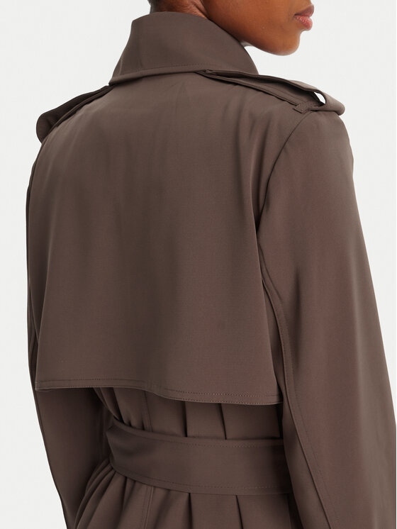 Bardot Bardot Trencz Kira Trench Coat 57053JB3 Brązowy Regular Fit