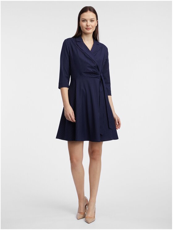 Orsay Orsay Sukienka 470340575000__36 Granatowy Regular Fit