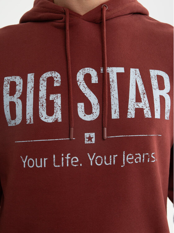 BIG STAR BIG STAR Bluza ASHLYNO_604_170 Bordowy Classic Fit