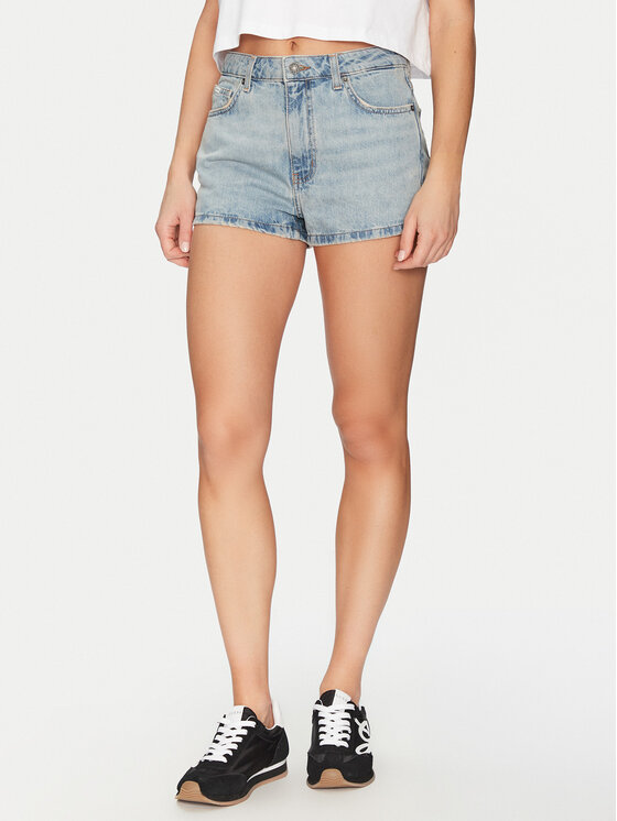 Guess Pantaloni scurți de blugi W5GD0Y D5O14 Albastru Regular Fit