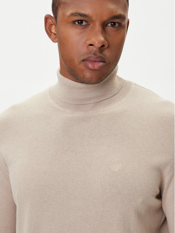 Bugatti Bugatti Rollkragenpullover 7700-85520D Beige Regular Fit