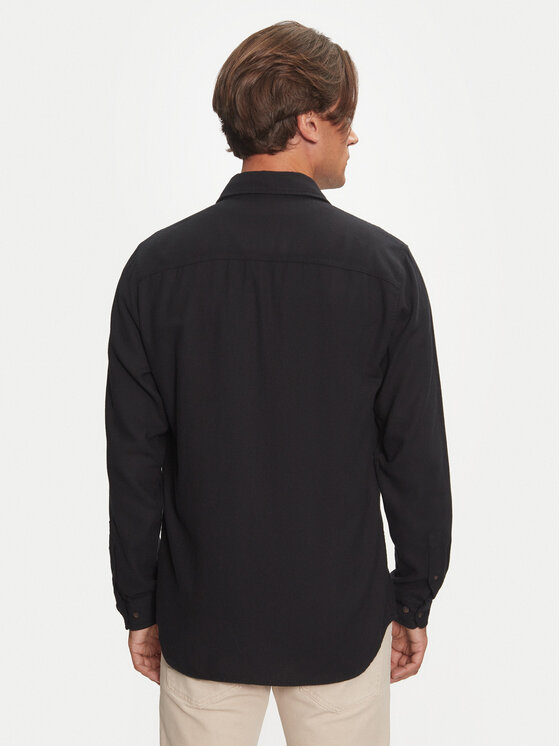 Jack&Jones Jack&Jones Cămașă Joshua 12258429 Negru Slim Fit