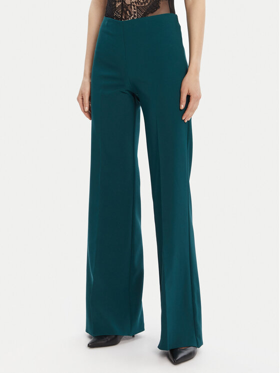 Rinascimento Rinascimento Palazzo hlače CFC0125425003 Zelena Wide Leg