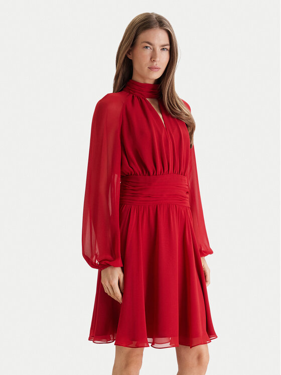 Marciano Guess Marciano Guess Kokteilinė suknelė 6RGK20 7429A Raudona Regular Fit