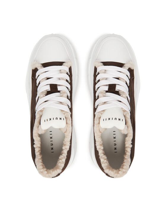 Inuikii Inuikii Sneakers aus Stoff Matilda Curly 1001.001.0381 Braun