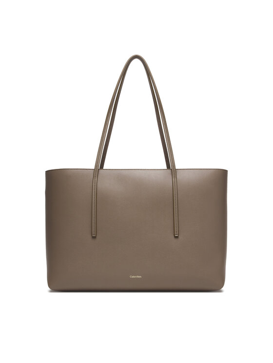 Calvin Klein Calvin Klein Kabelka Foil Logo Tote W/Pouch LV04F3274G Béžová