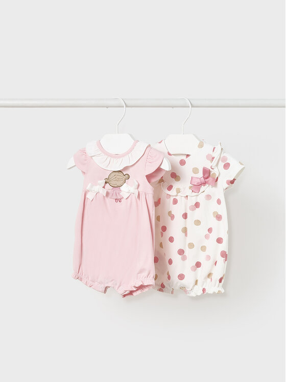 Set di 2 tutine romper 1737 Multicolore