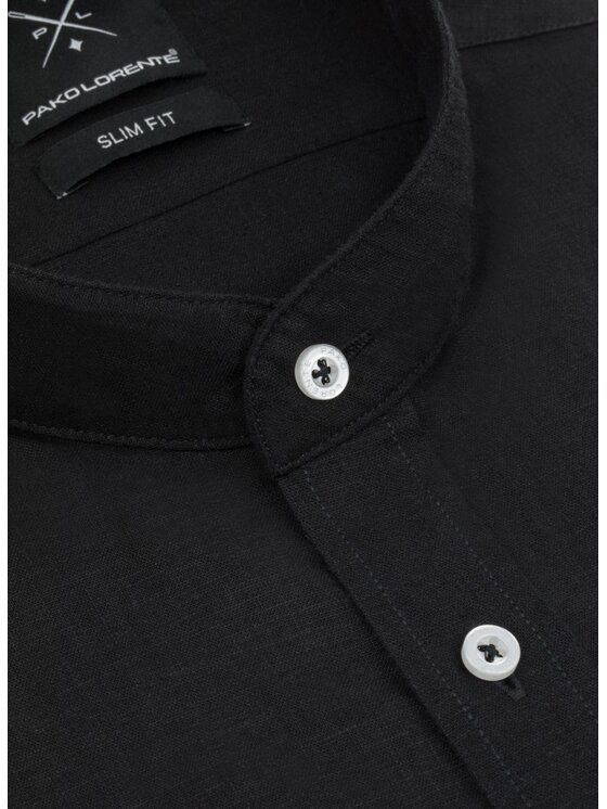 Pako Lorente Pako Lorente Koszula P25SF-1K-011 Czarny Slim Fit