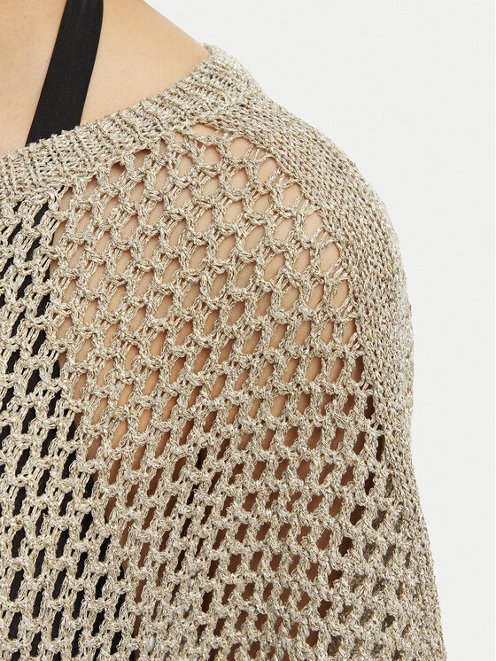 Liu Jo Beachwear Liu Jo Beachwear Rannakleit VA5166 MA70D Kuldne Relaxed Fit