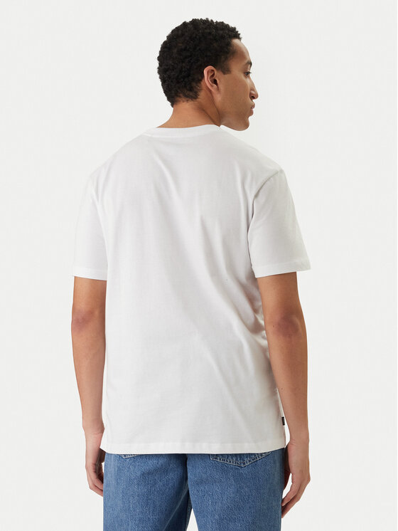 Element Element T-Shirt Icon Label Pocket ELYKT00198 Biały Regular Fit