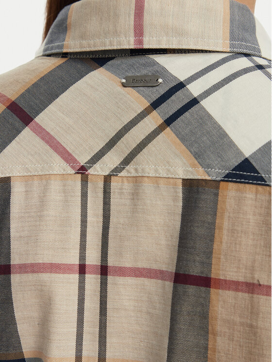 Barbour Barbour Košeľa Bredon LSH1353BR37 Béžová Regular Fit