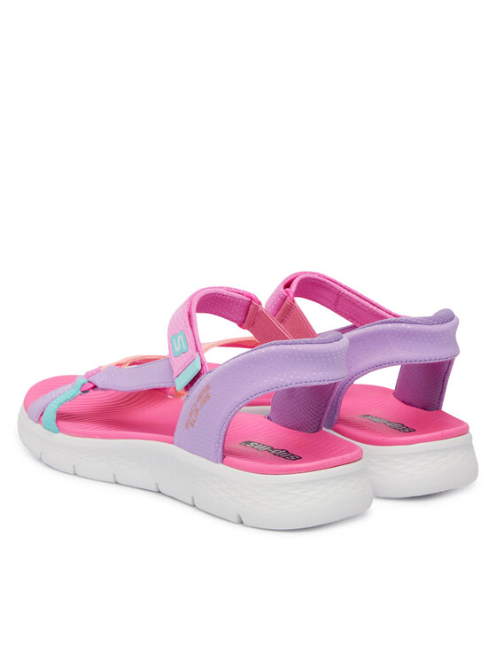 Skechers Skechers Sandały Slip-Ins: Go Walk Flex Sandal - Lots Of Sol 303028L/MLT Fioletowy