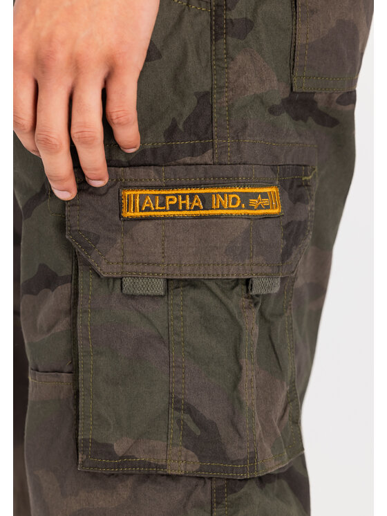 Alpha Industries Alpha Industries Šortky Jet Camo Short Barevná Regular Fit