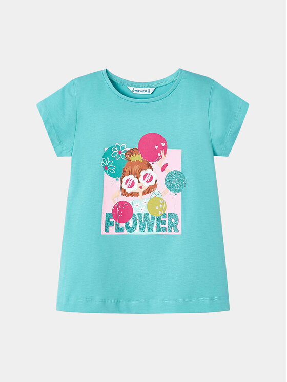 Mayoral Mayoral Футболка 3090 Голубий Regular Fit