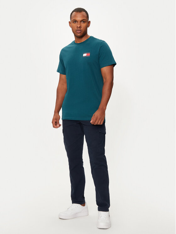 Tommy Jeans Tommy Jeans Spodnie materiałowe Austin DM0DM20750 Granatowy Slim Fit