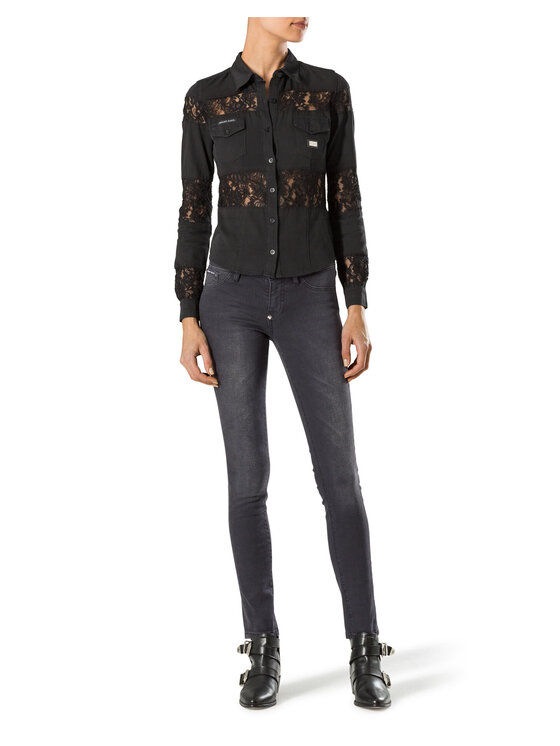 PHILIPP PLEIN PHILIPP PLEIN Košeľa 30766 Čierna Regular Fit