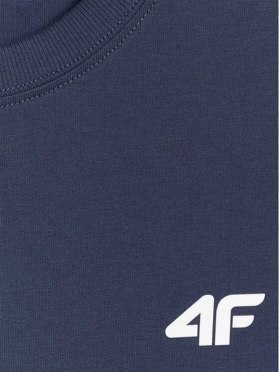 4F 4F T-Shirt 4FWMM00TTSHM3341-31S Granatowy Active Fit
