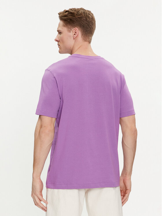 Champion Champion T-Shirt 219852 Fioletowy Comfort Fit