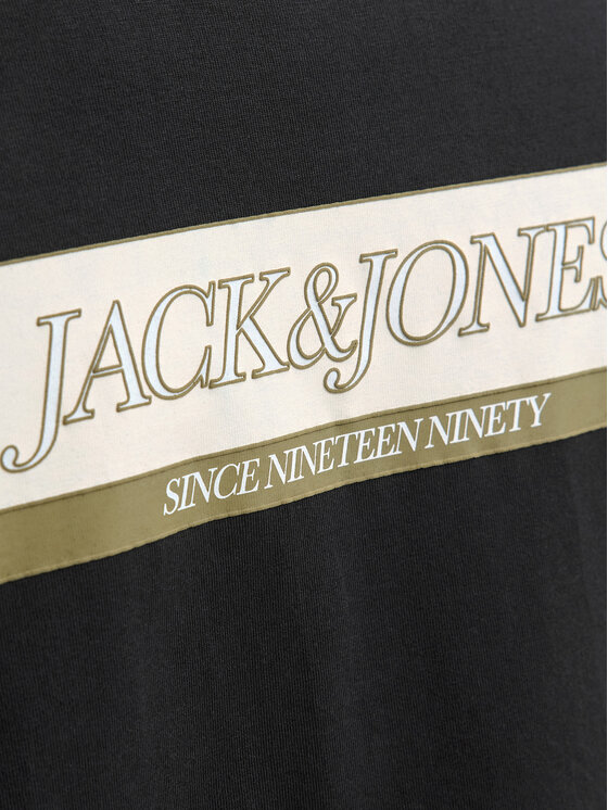 Jack & Jones Jack & Jones T-Shirt Rinwood 12283628 Czarny Regular Fit