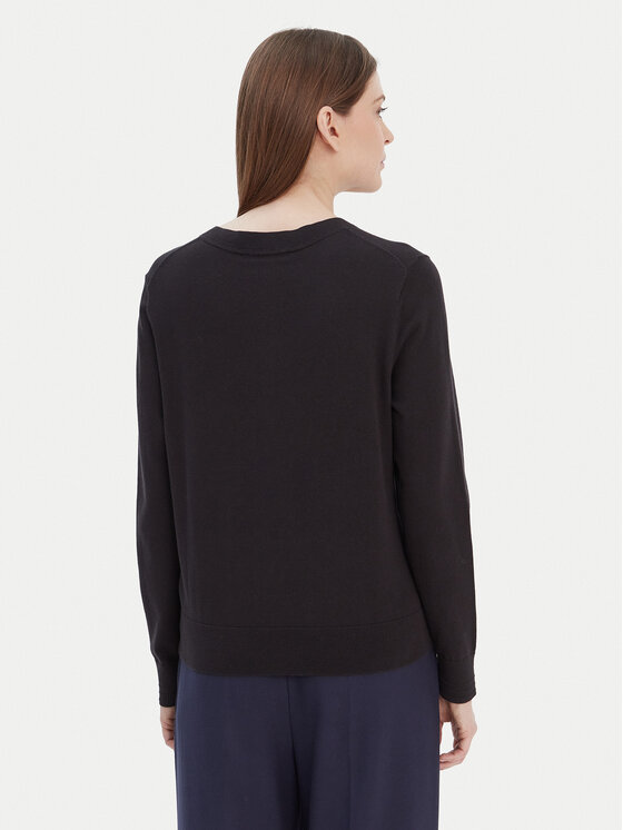 Tommy Hilfiger Tommy Hilfiger Кардиган WW0WW42370 Черен Regular Fit