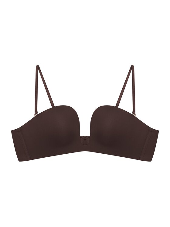 Esotiq Esotiq Biustonosz push-up 43127 Brązowy