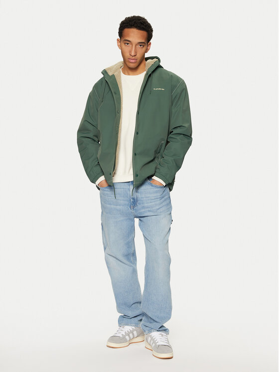 Quiksilver Quiksilver Giacca di transizione Rain Cloud EQYJK04110 Verde Regular Fit