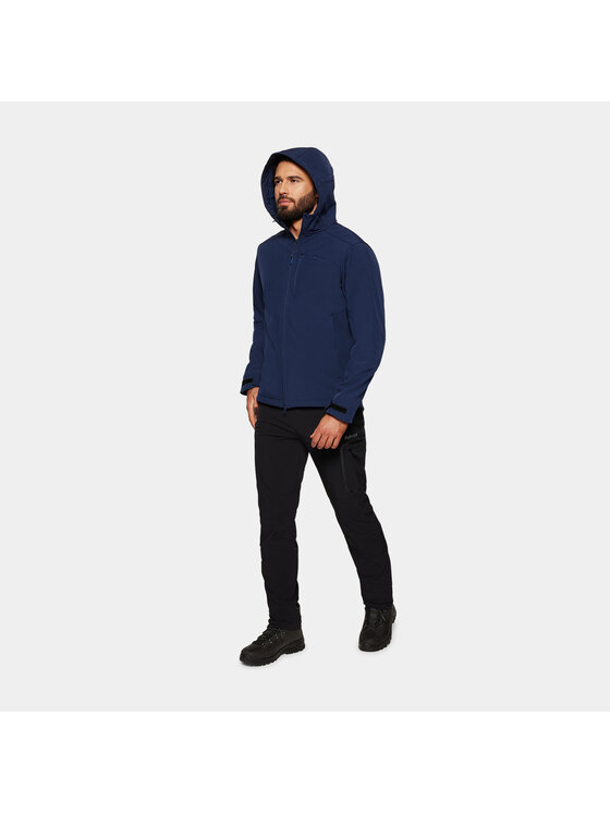 Alpinus Alpinus Kurtka softshell ASO Granatowy Regular Fit