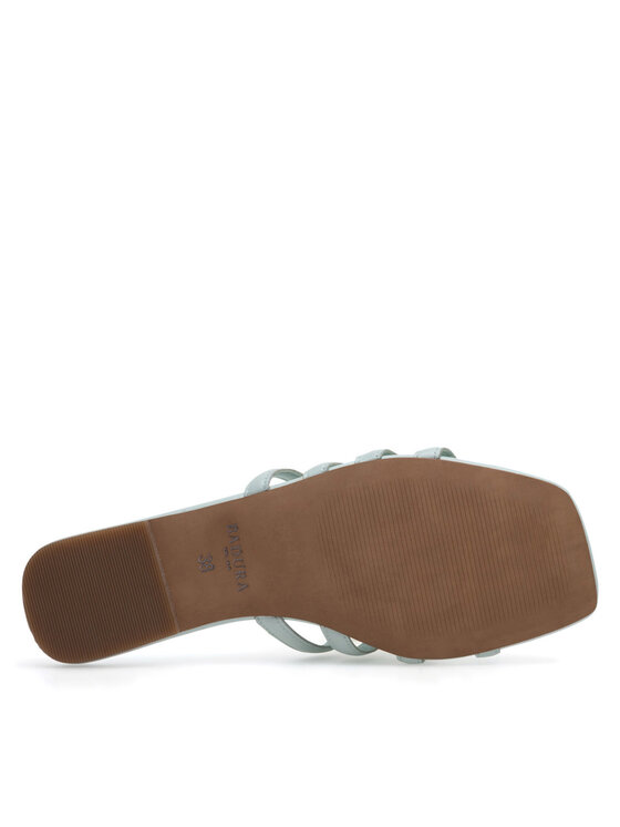 Badura Badura Klapki JEAN-113775 Zielony
