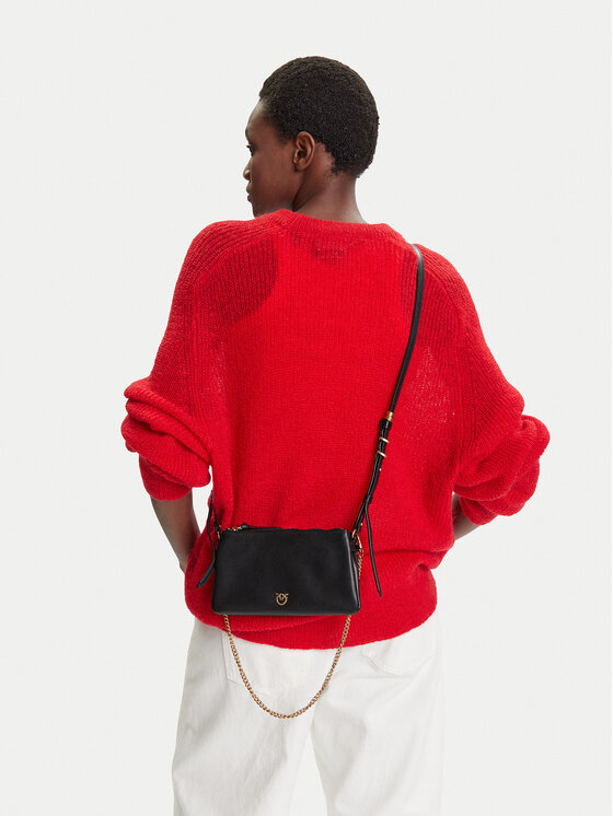 PINKO Táska Double Mini Al 25-26 PLTT 105359 A0QO Fekete