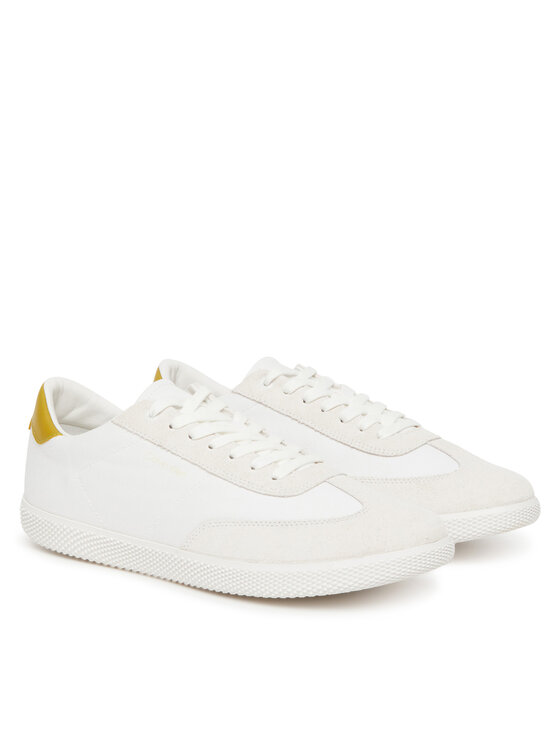 Calvin Klein Calvin Klein Sneakersy Low Top Lace Up Cv Mix HM0HM01724 Biały