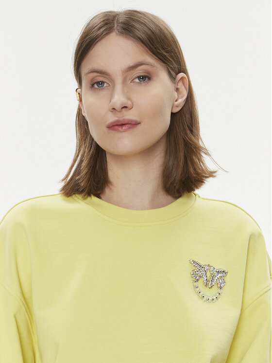 PINKO Pinko Світшот Ceresole Maglia . 102827 A1R8 Жовтий Regular Fit