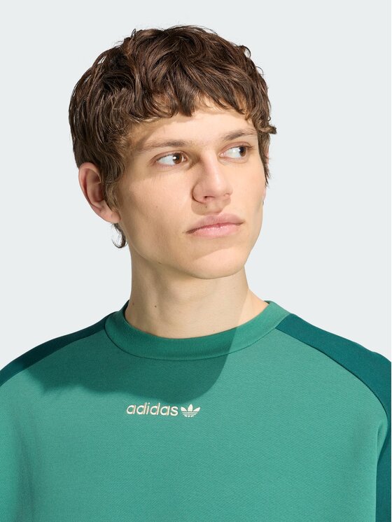 adidas adidas Bluza Munich 93 KW4387 Zielony Loose Fit