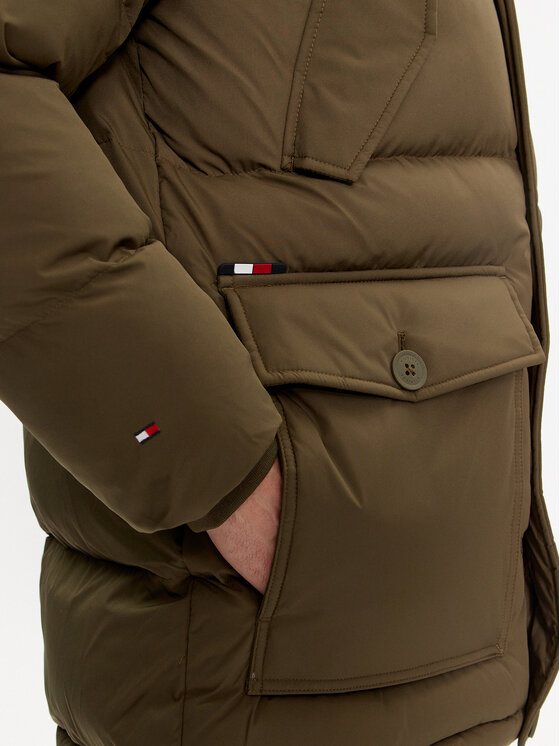 Tommy Hilfiger Tommy Hilfiger Μπουφάν χειμωνιάτικο Essential Rockie MW0MW33961 Χακί Regular Fit