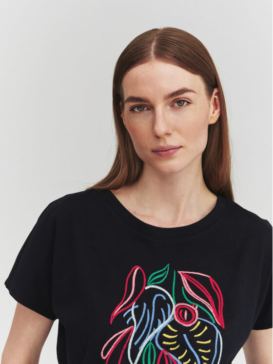 TATUUM TATUUM Tričko NILS 4 Tmavomodrá Classic Fit